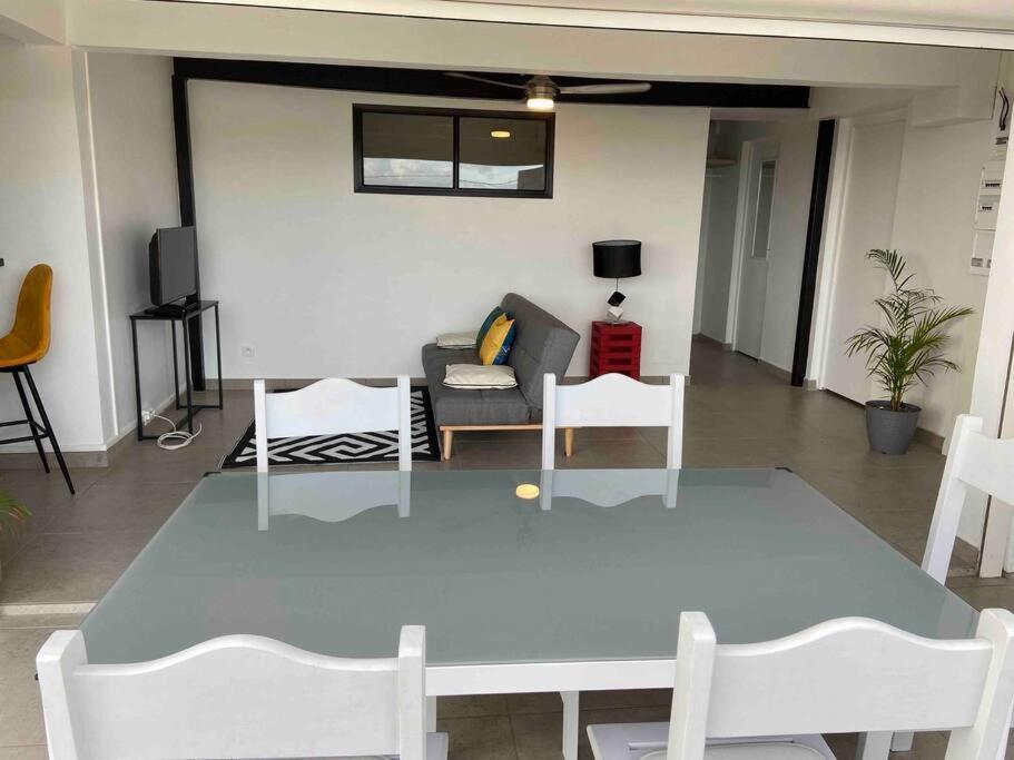 Villa Bahia - Appt F3 Vue Mer Et Montagne Baillif Extérieur photo